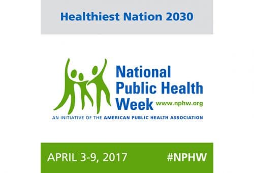 National Public Health week 2017