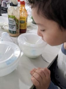 Older brother curious about mom pumping and sharing milk