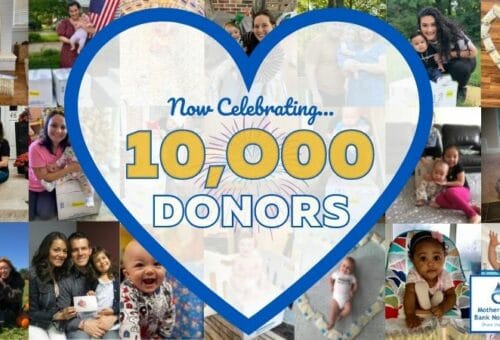 Celebrating 10,000 milk donors