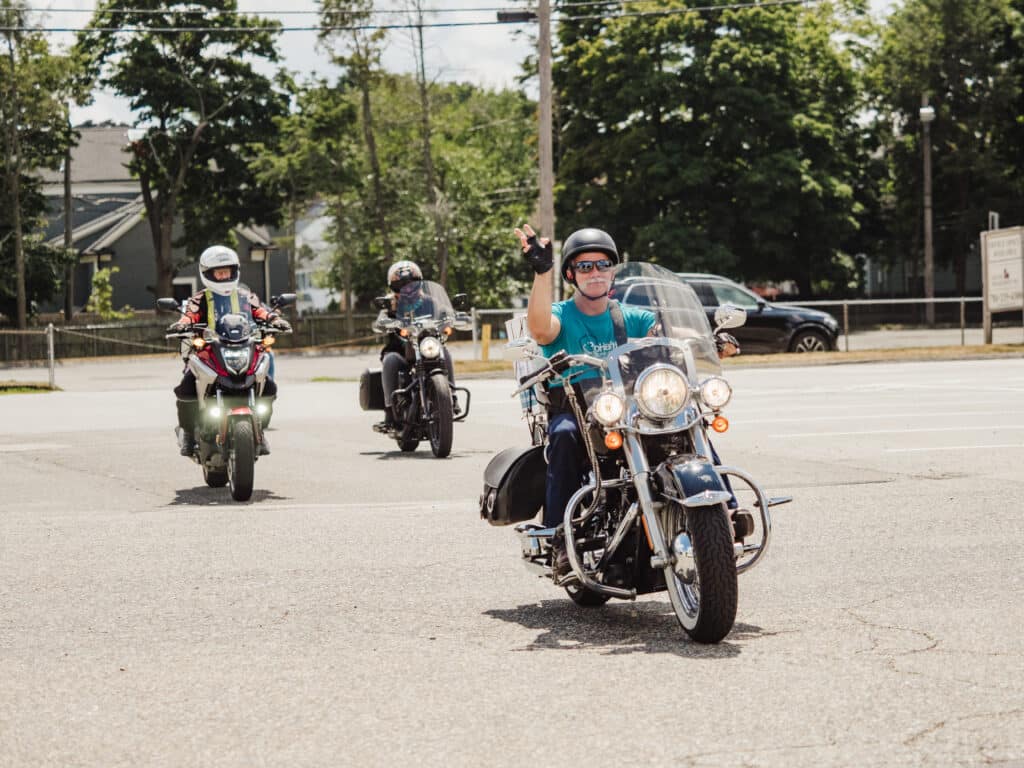 Bikers for babies arrive at Mothers' Milk Bank Northeast