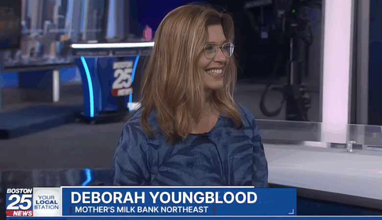 Being brave for babies - Deborah Youngblood pictured on Boston 25 News